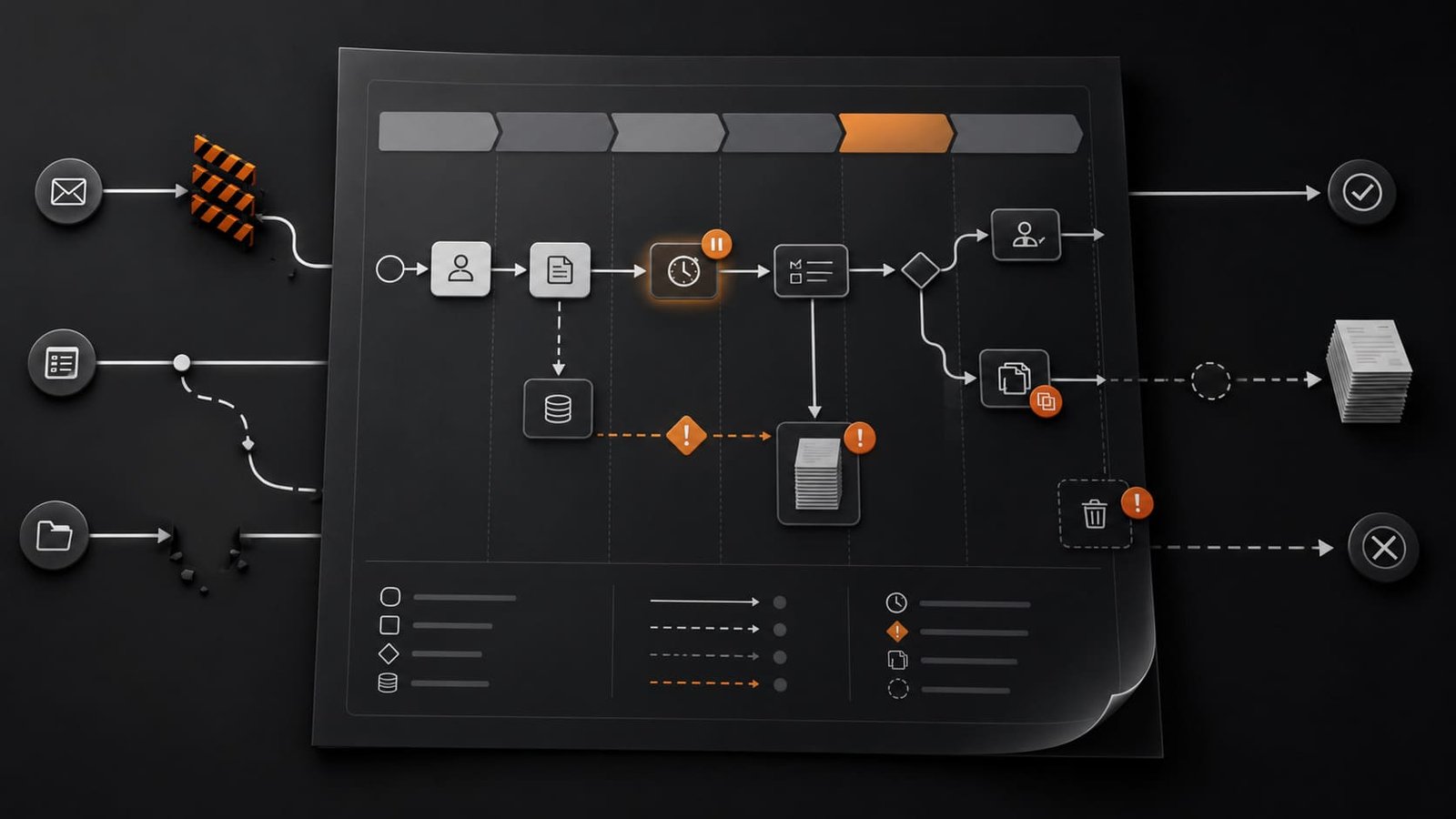 Workflow Bottleneck Map